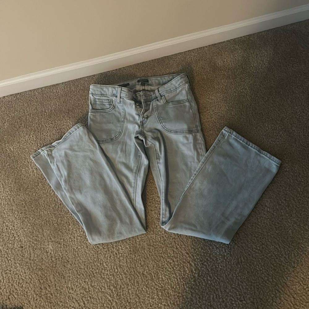 Wild Fable low-rise light wash flare jeans